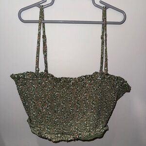 American eagle smocked tube top